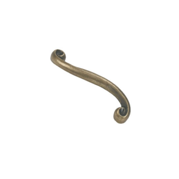 Handle This - 96mm Snail handle Antique Brass Right